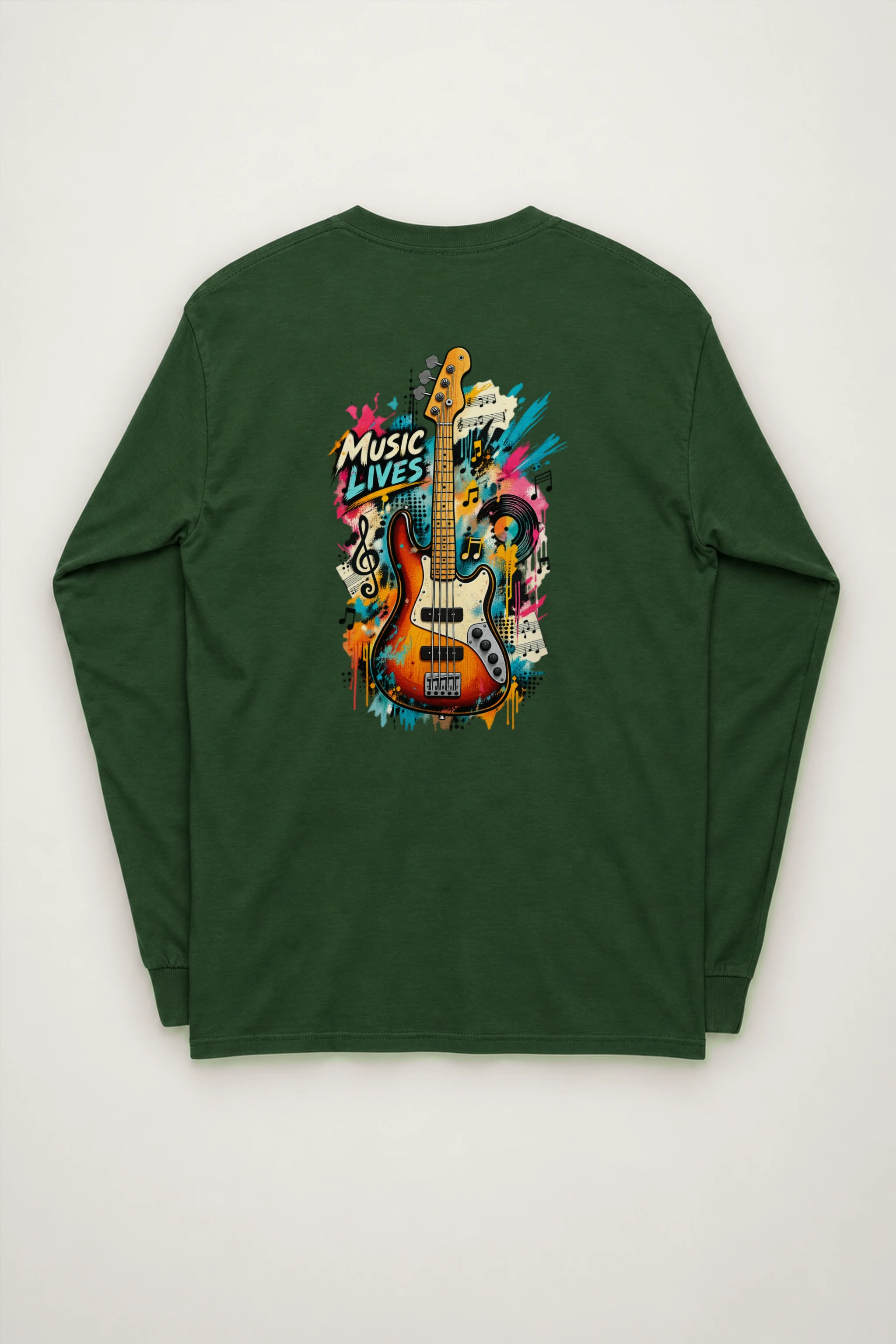 "Music Lives" Unisex Longsleeve T-shirt