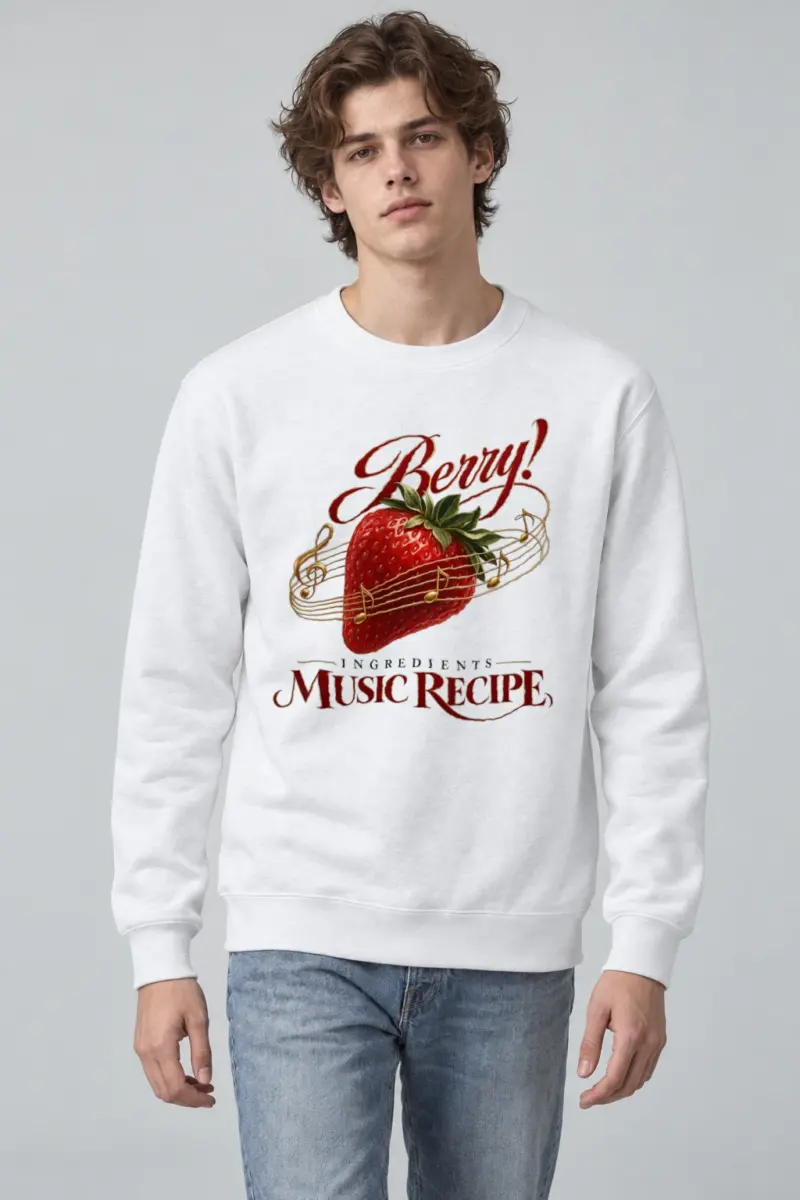 "Music Recipe" Heavy Blend Unisex Crewneck Sweatshirt
