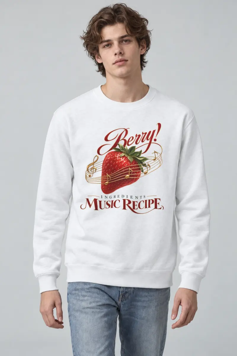 "Music Recipe" Heavy Blend Unisex Crewneck Sweatshirt