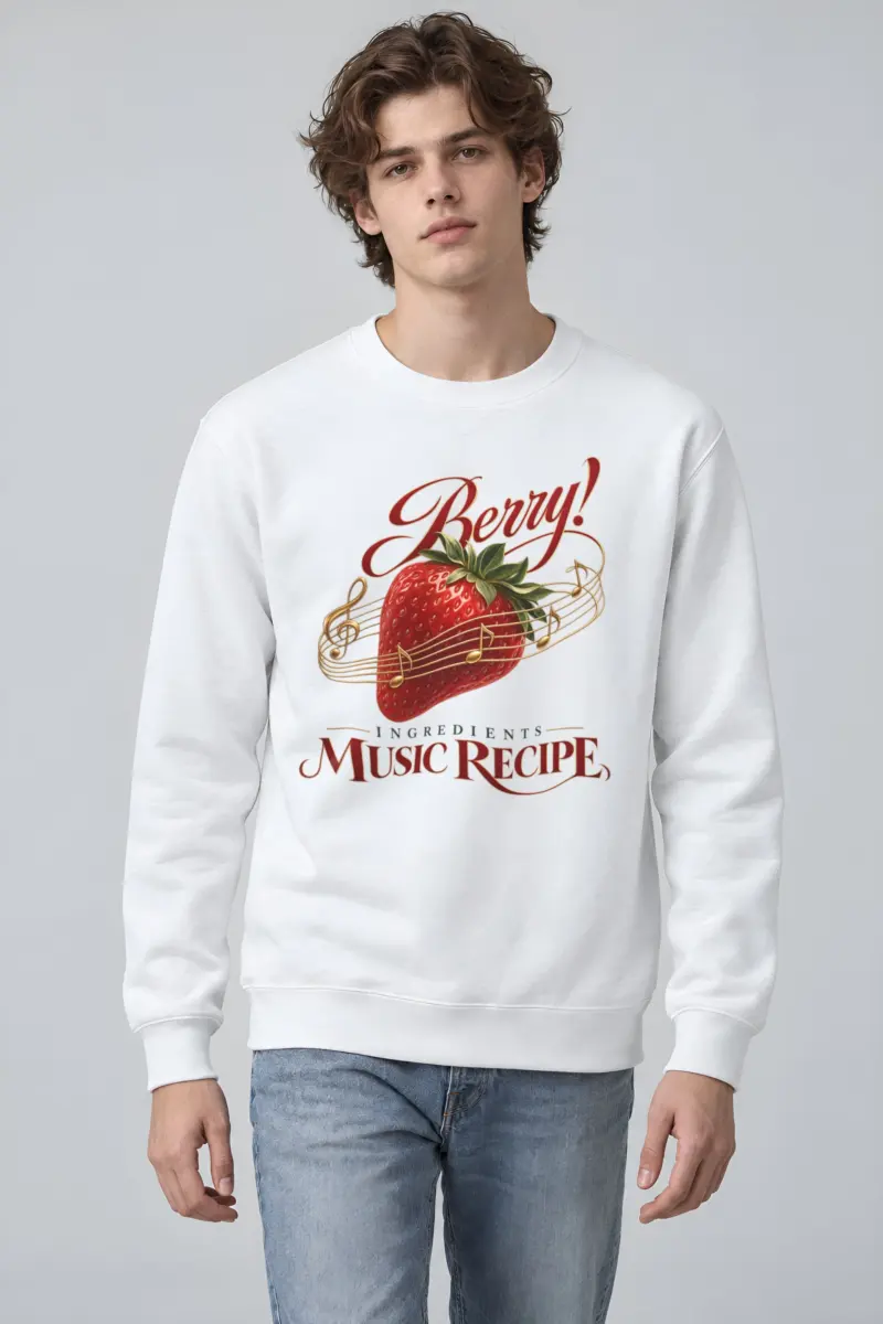 "Music Recipe" Heavy Blend Unisex Crewneck Sweatshirt