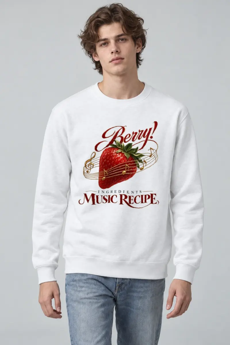 "Music Recipe" Heavy Blend Unisex Crewneck Sweatshirt