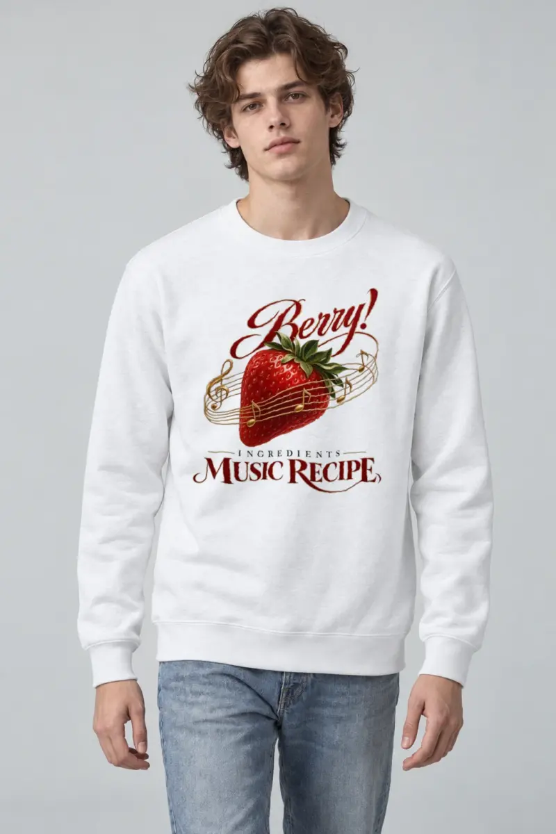 "Music Recipe" Heavy Blend Unisex Crewneck Sweatshirt
