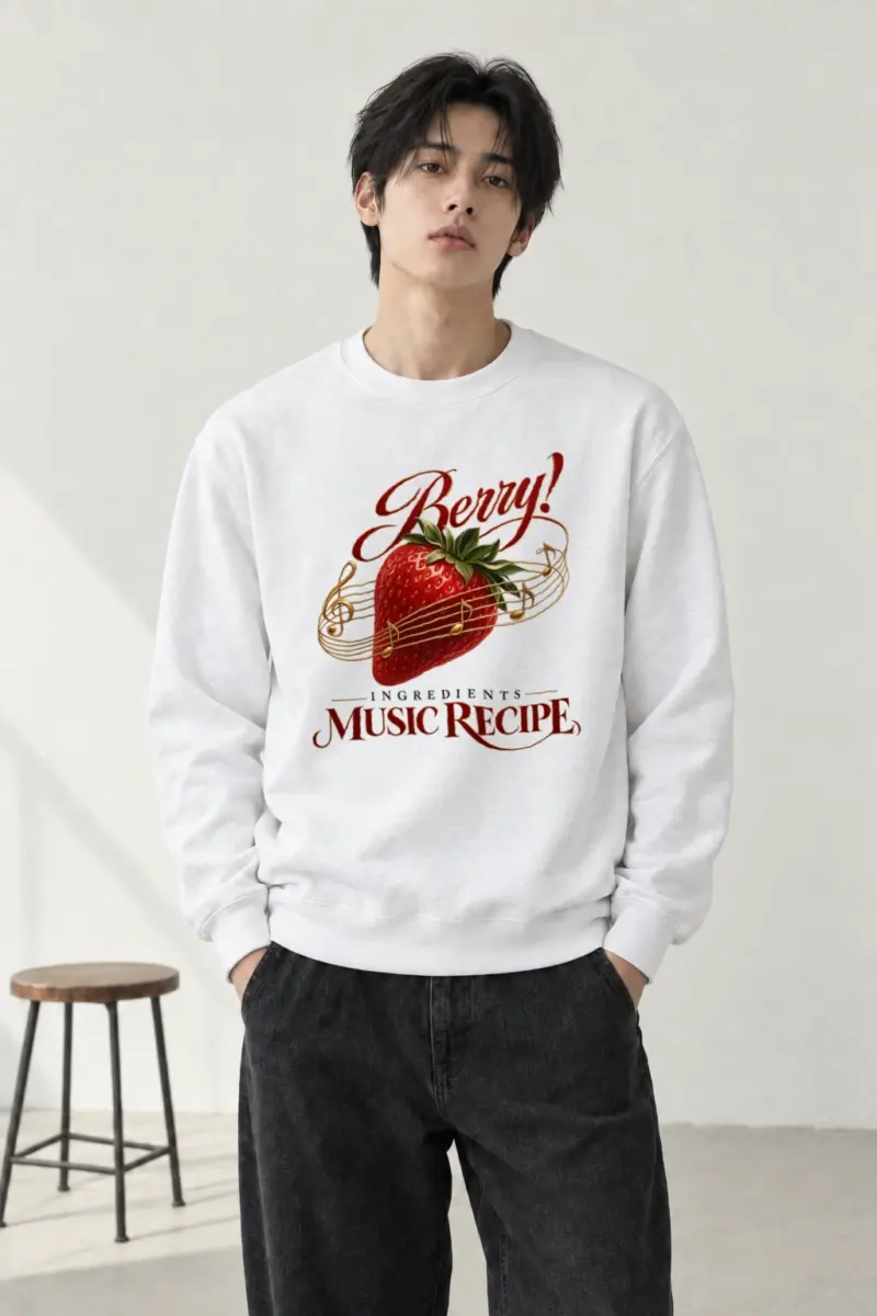 "Music Recipe" Heavy Blend Unisex Crewneck Sweatshirt