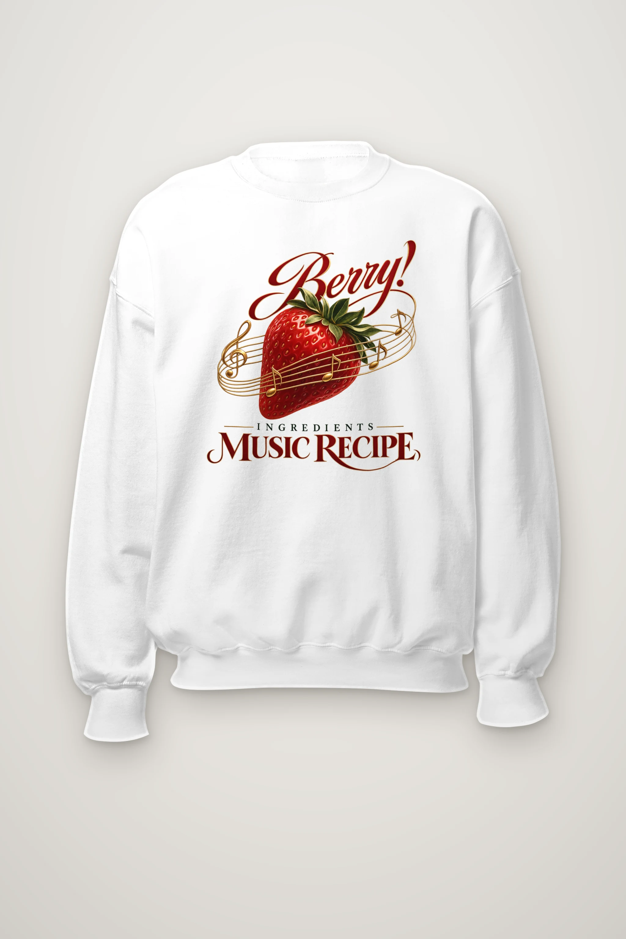 "Music Recipe" Heavy Blend Unisex Crewneck Sweatshirt