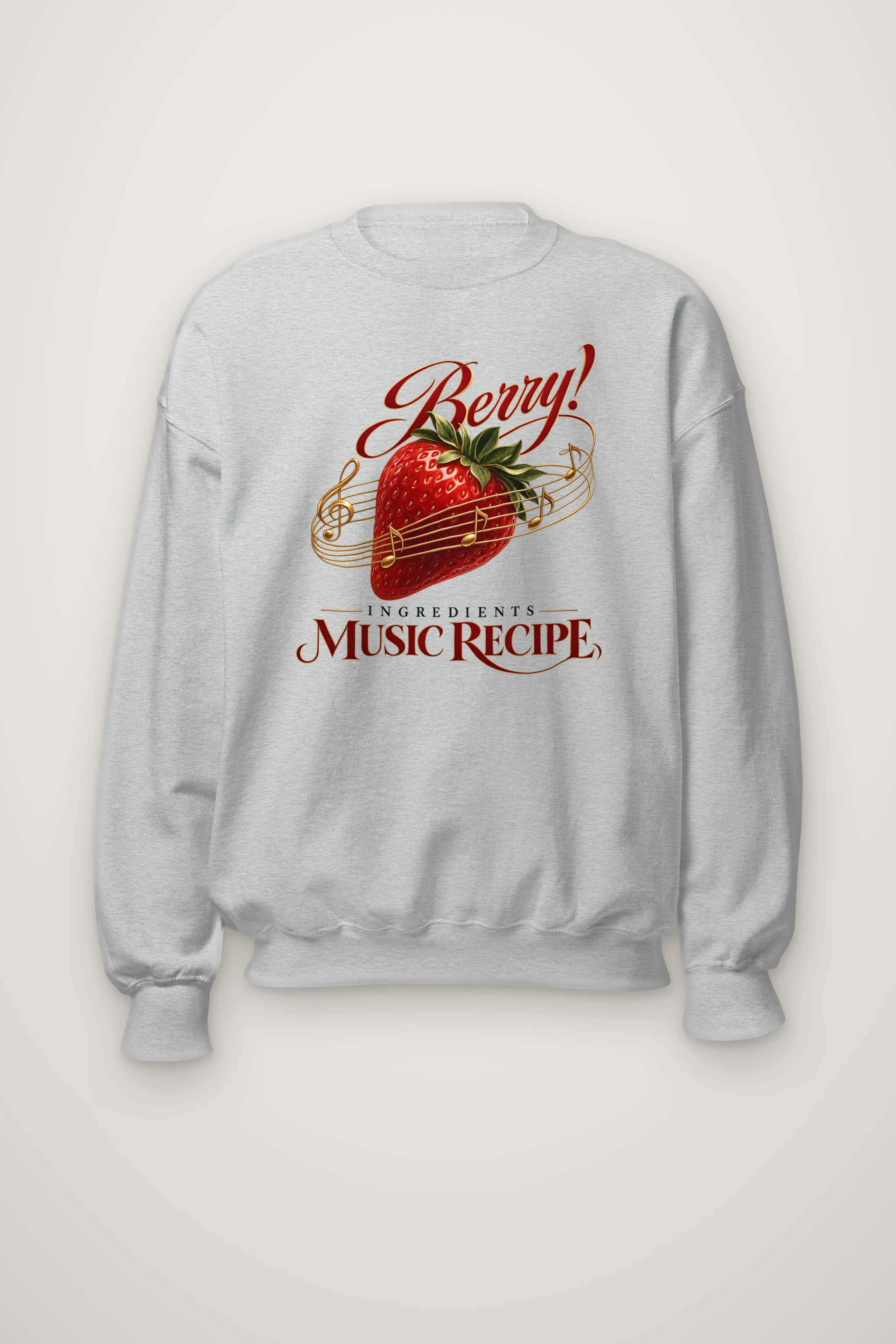 "Music Recipe" Heavy Blend Unisex Crewneck Sweatshirt