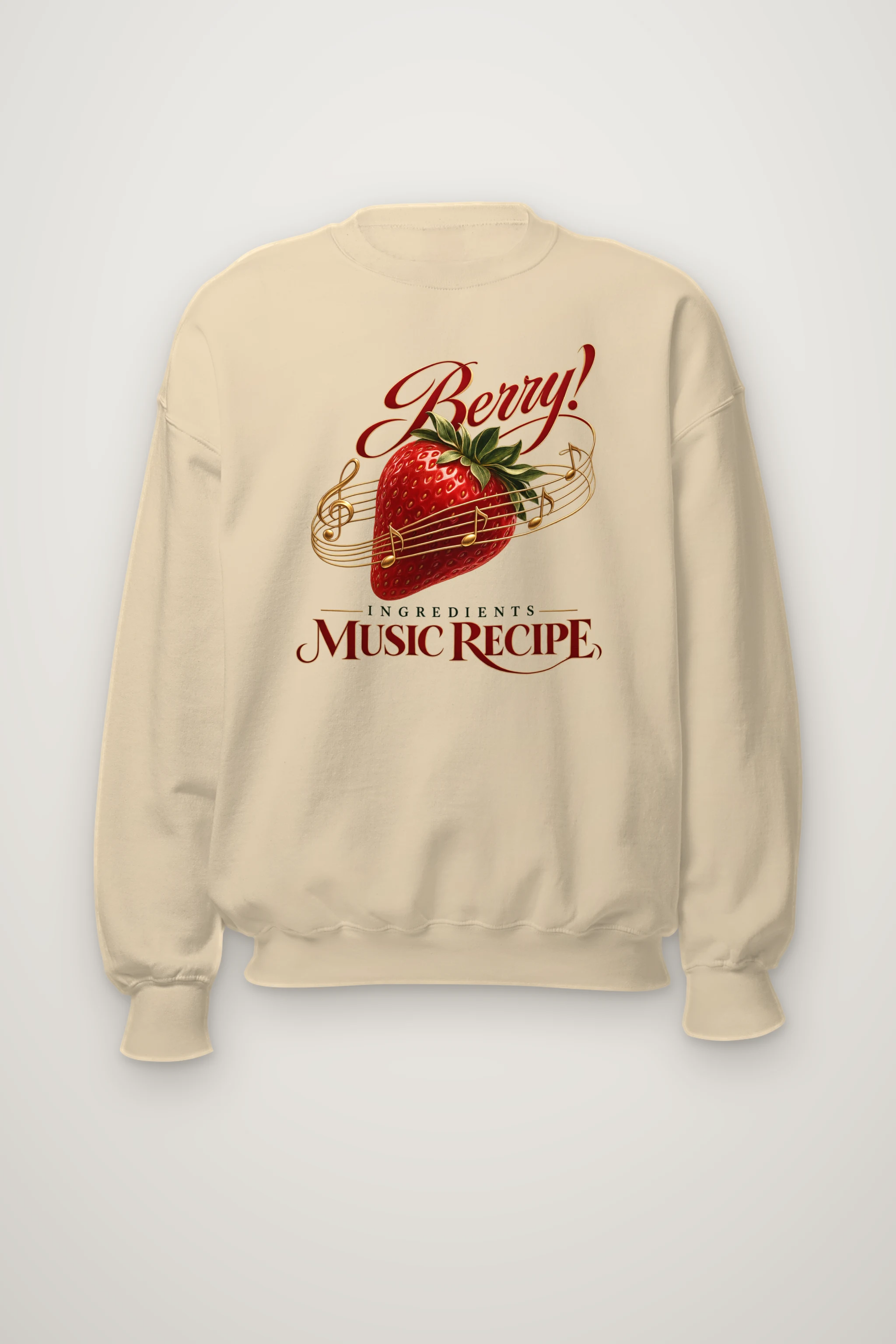 "Music Recipe" Heavy Blend Unisex Crewneck Sweatshirt