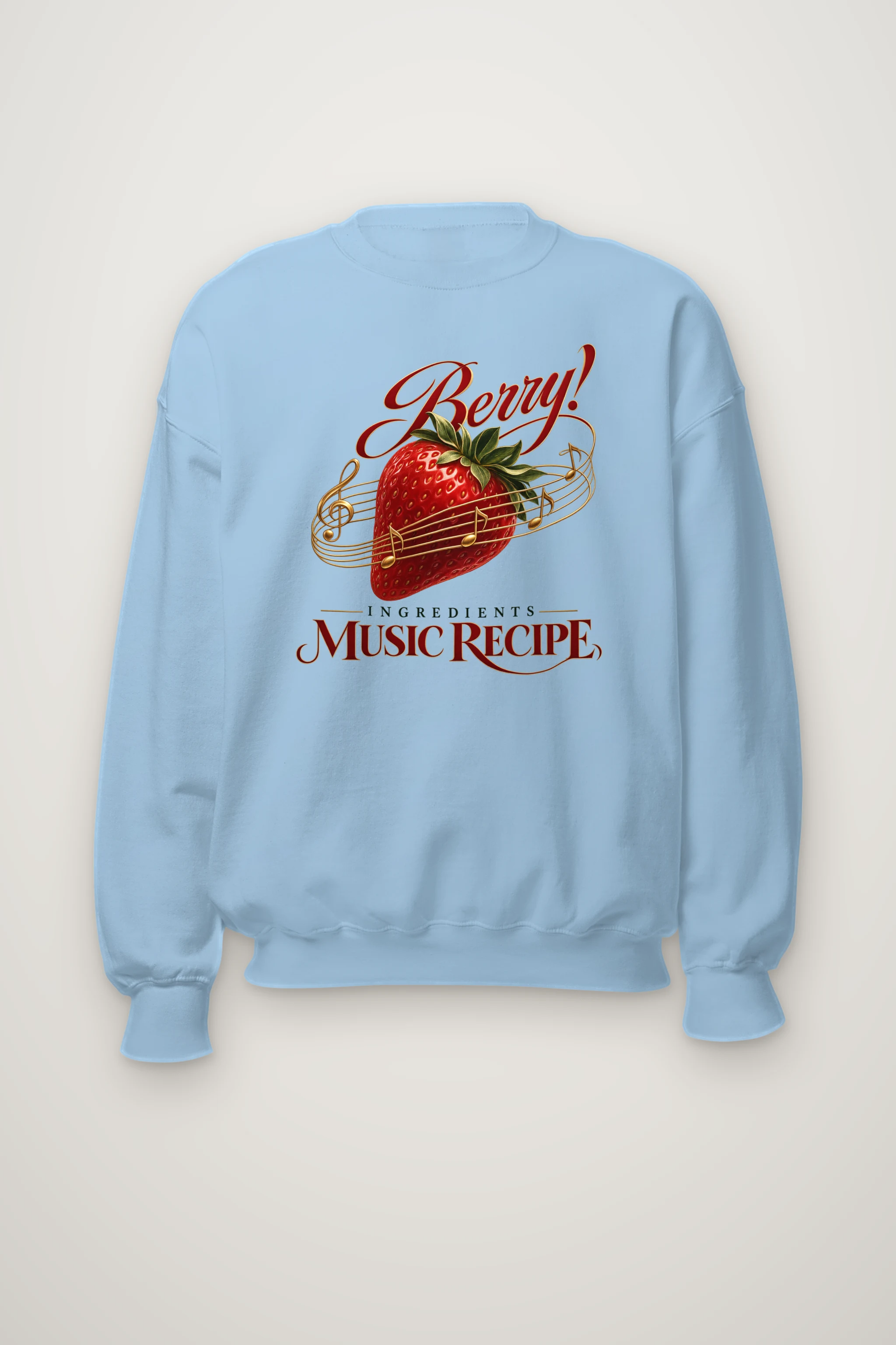 "Music Recipe" Heavy Blend Unisex Crewneck Sweatshirt