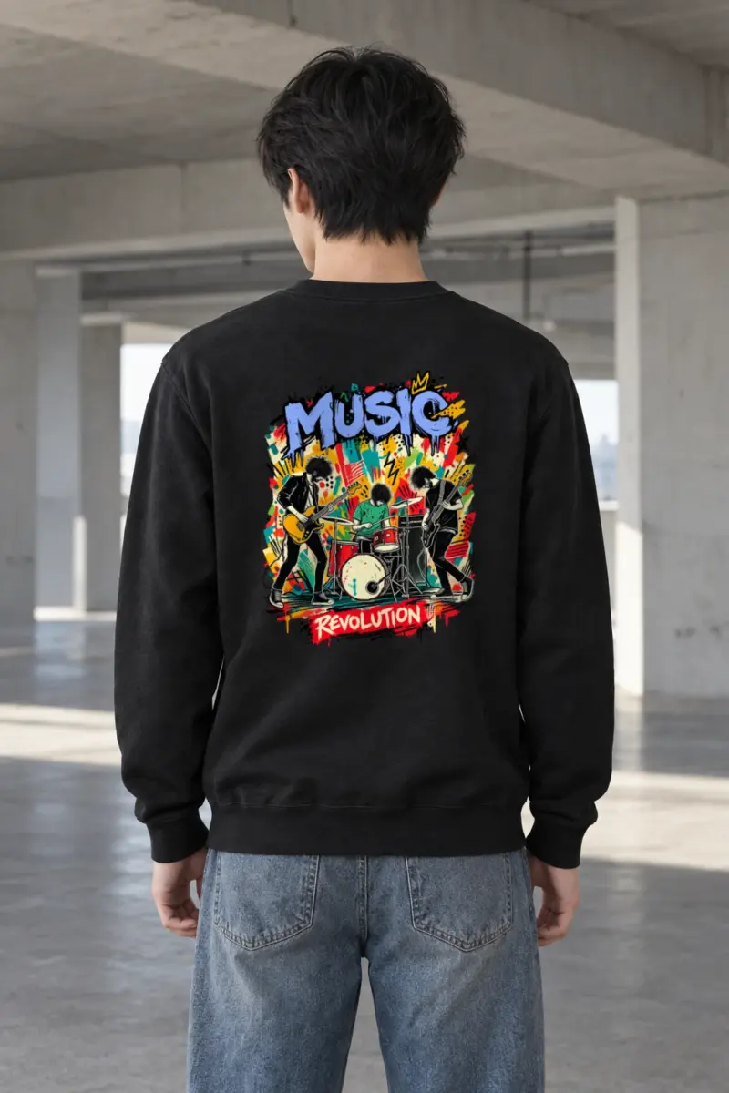 "Music Revolution" Heavy Blend Unisex Crewneck Sweatshirt