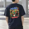 "Music Revolution" Heavyweight Unisex Crewneck T-shirt | Gildan 5000