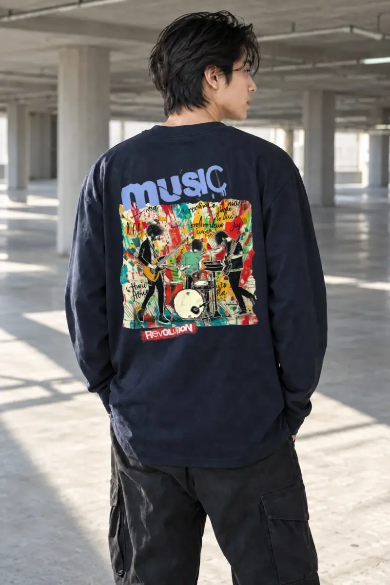 "Music Revolution" Unisex Longsleeve T-shirt | Gildan 2400