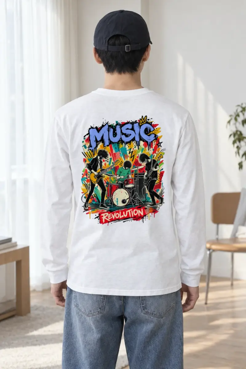 "Music Revolution" Unisex Longsleeve T-shirt