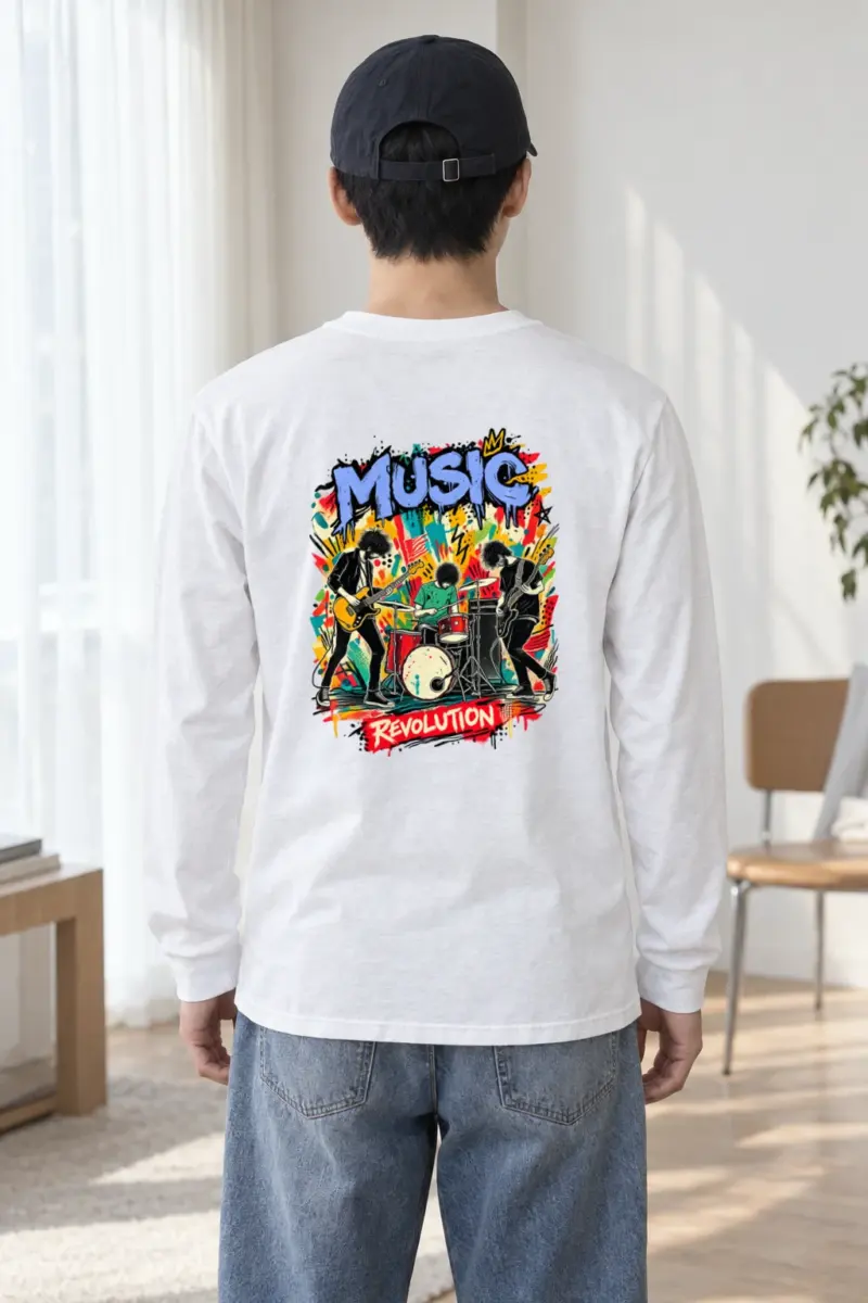 "Music Revolution" Unisex Longsleeve T-shirt