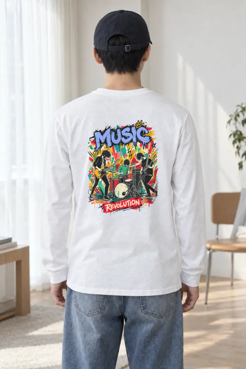 "Music Revolution" Unisex Longsleeve T-shirt