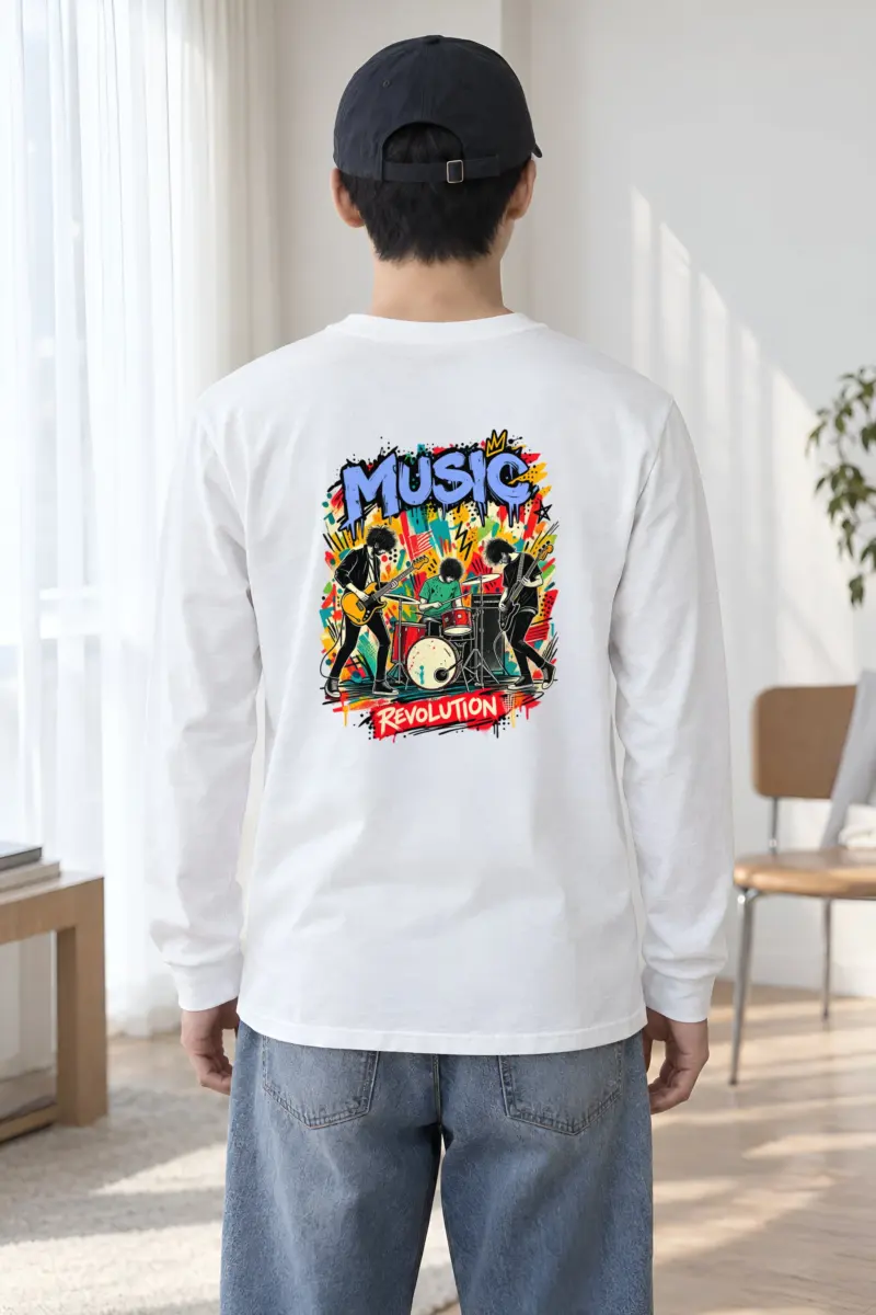 "Music Revolution" Unisex Longsleeve T-shirt