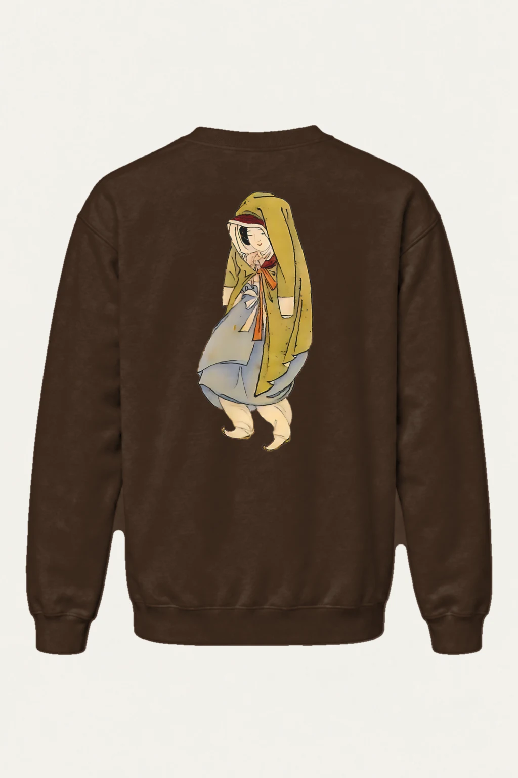 "Mustard Cloak Muse" Heavy Blend Unisex Crewneck Sweatshirt | Gildan 18000
