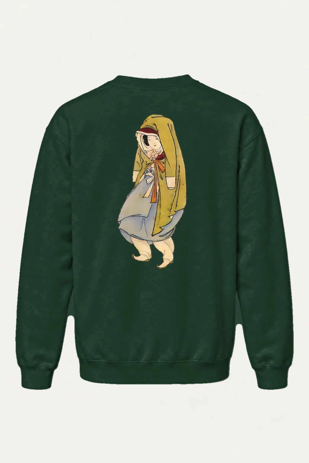 "Mustard Cloak Muse" Heavy Blend Unisex Crewneck Sweatshirt | Gildan 18000