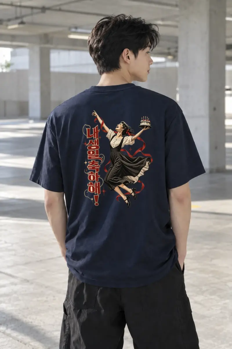 "My Birthday Celebration" Heavyweight Unisex Crewneck T-shirt | Gildan 5000