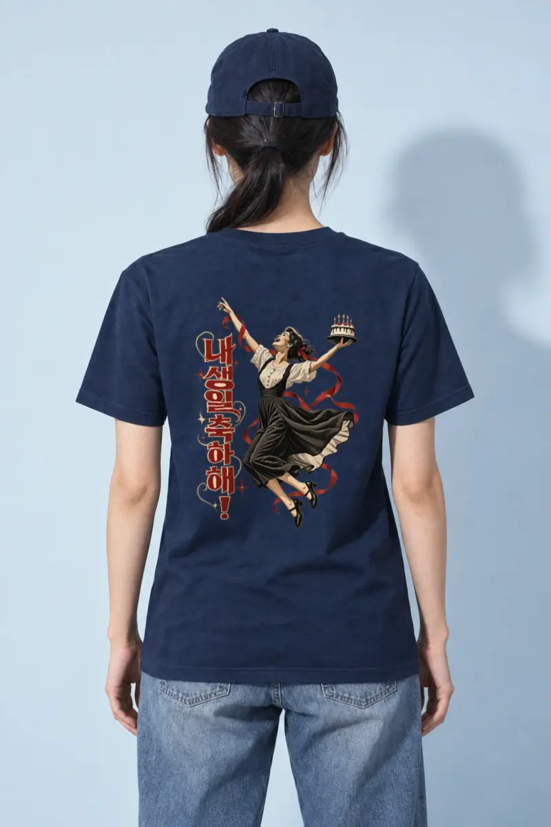 "My Birthday Celebration" Heavyweight Unisex Crewneck T-shirt