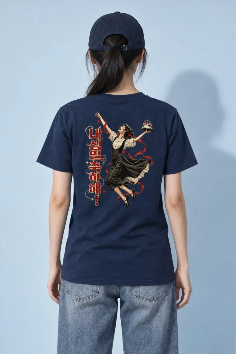 "My Birthday Celebration" Heavyweight Unisex Crewneck T-shirt