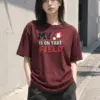 "My Heart Is On That Field" Heavyweight Unisex Crewneck T-shirt | Gildan 5000