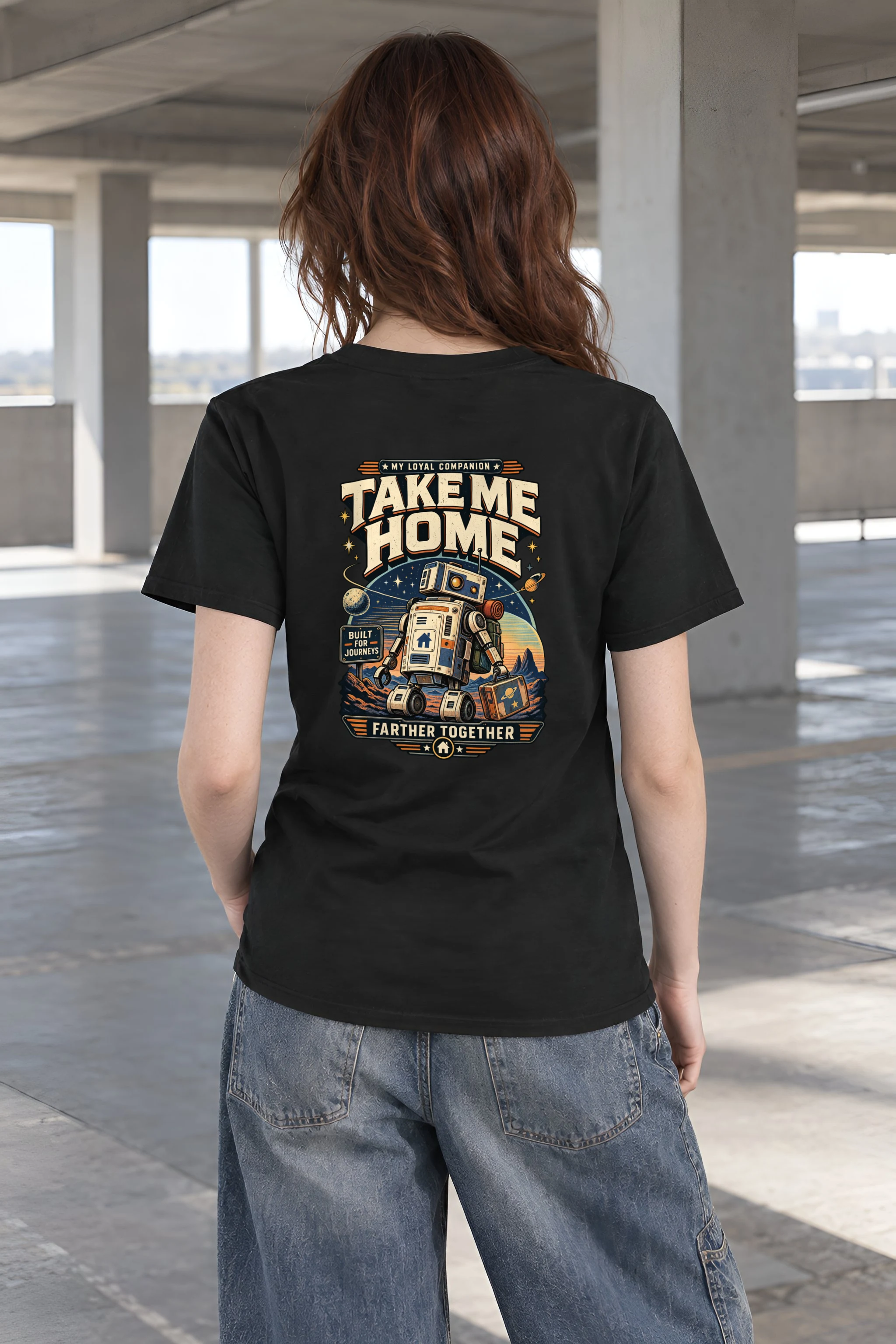 "My Loyal Companion" Heavyweight Unisex Crewneck T-shirt