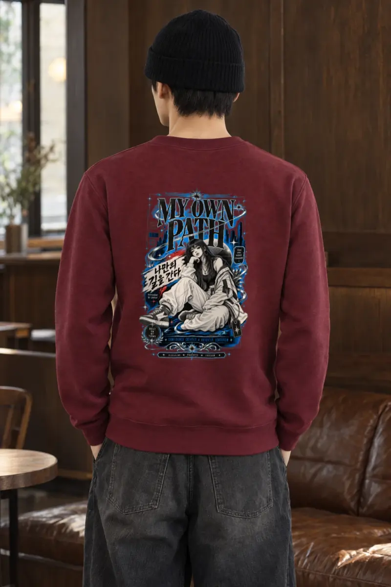 "My Own Path" Heavy Blend Unisex Crewneck Sweatshirt