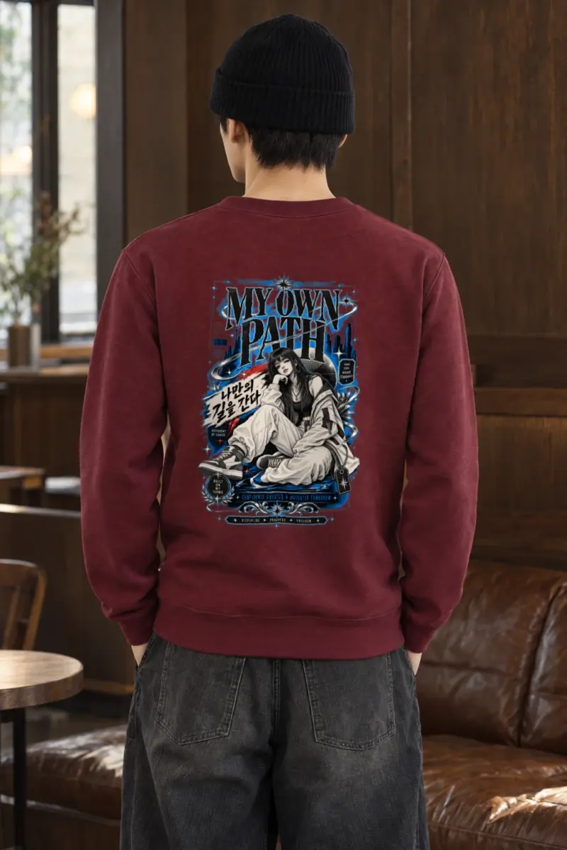 "My Own Path" Heavy Blend Unisex Crewneck Sweatshirt