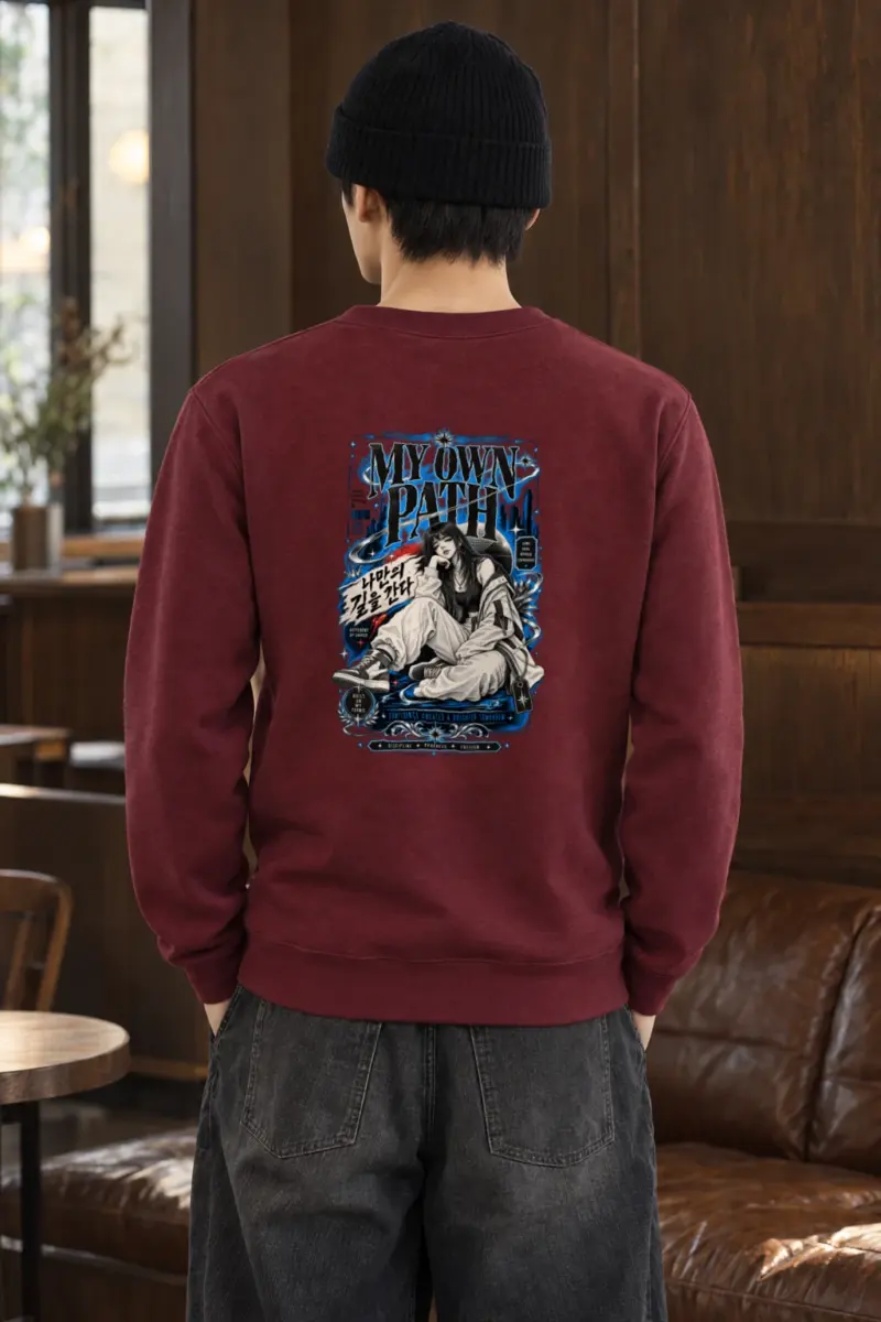"My Own Path" Heavy Blend Unisex Crewneck Sweatshirt