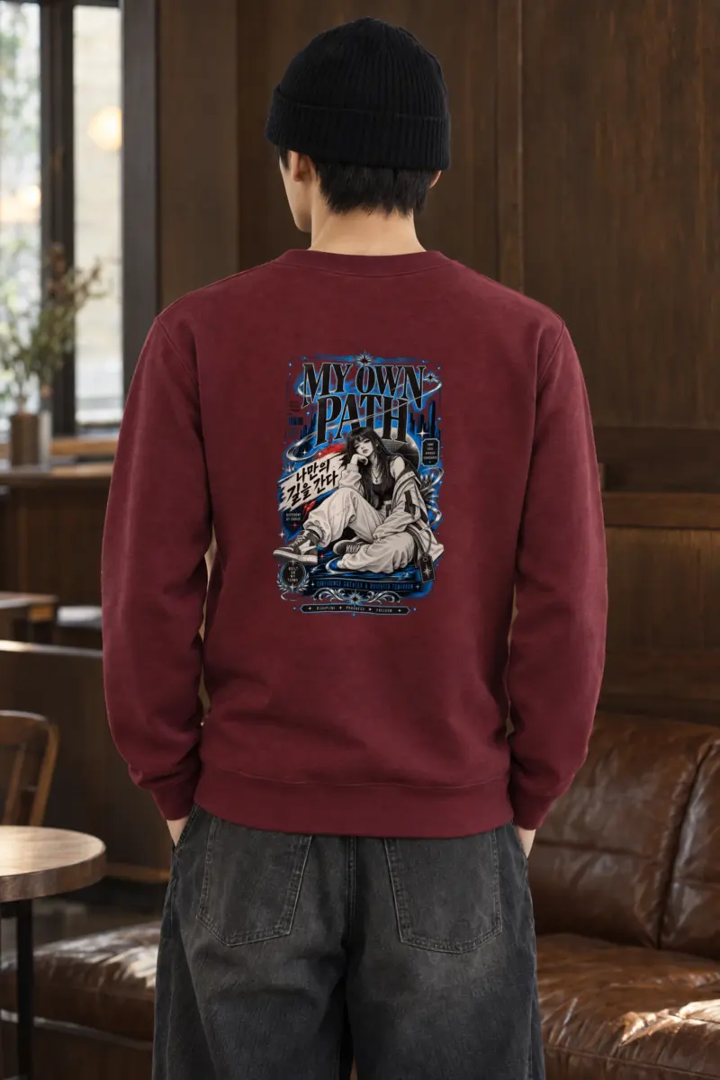 "My Own Path" Heavy Blend Unisex Crewneck Sweatshirt