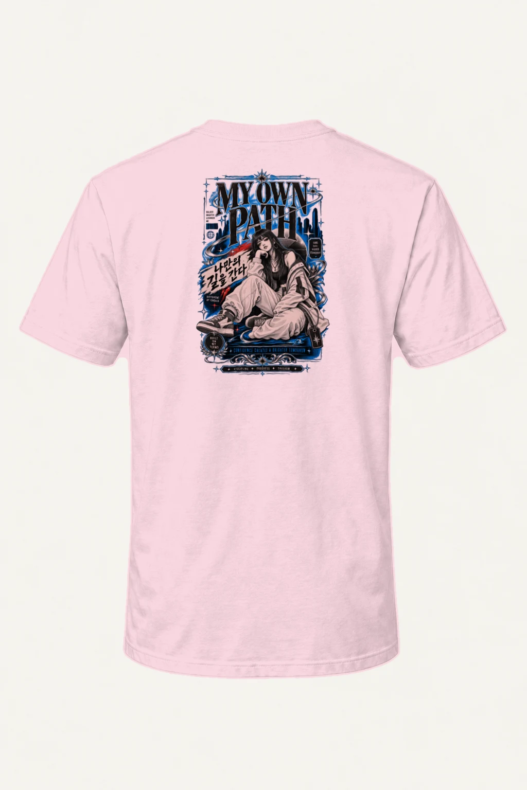 "My Own Path" Heavyweight Unisex Crewneck T-shirt | Gildan 5000