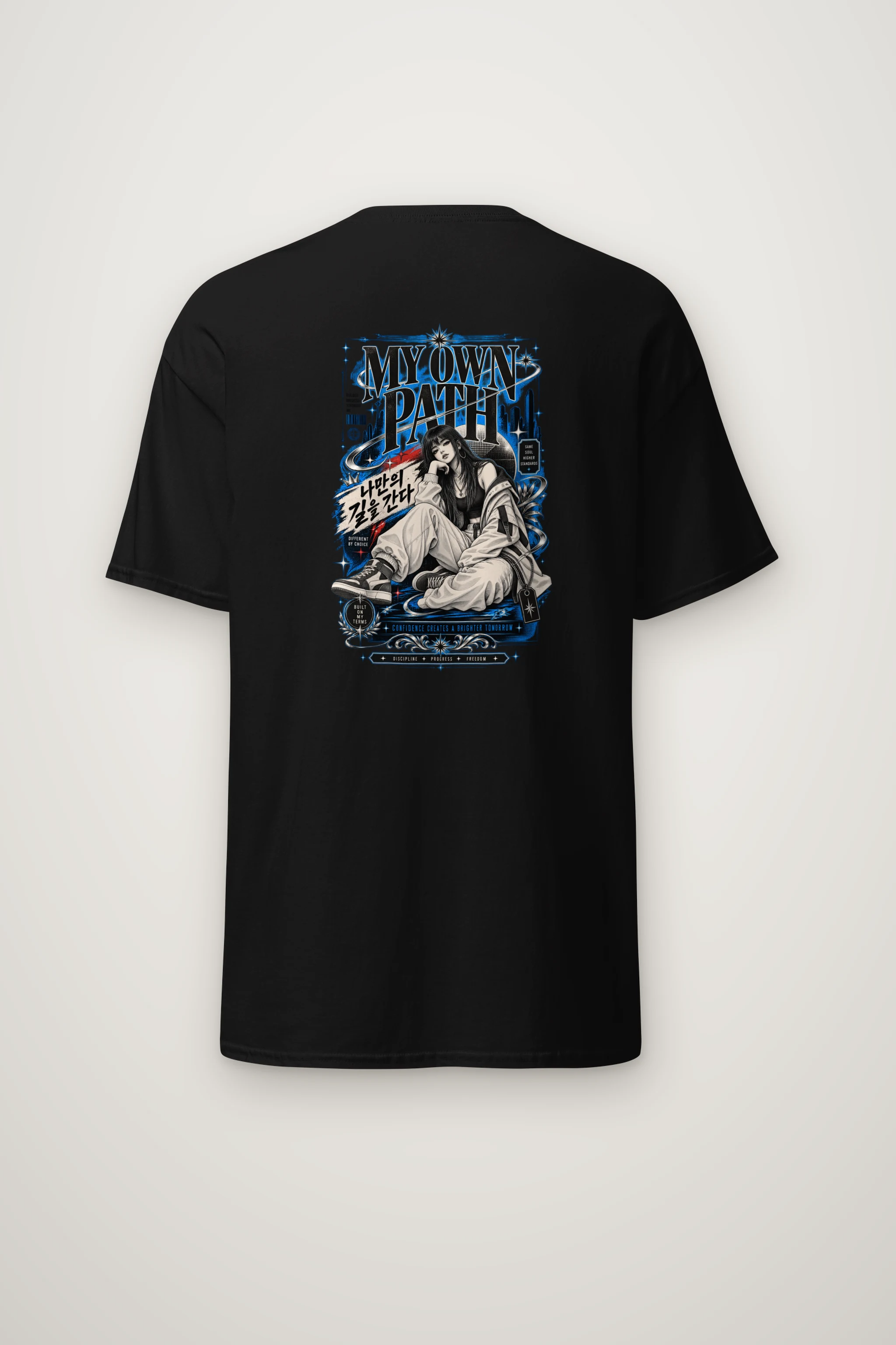 "My Own Path" Heavyweight Unisex Crewneck T-shirt