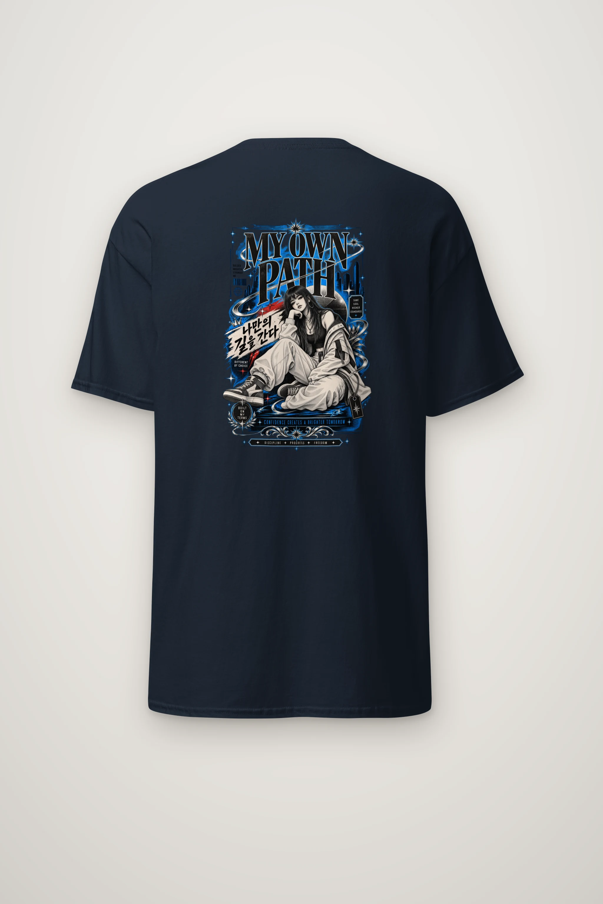 "My Own Path" Heavyweight Unisex Crewneck T-shirt