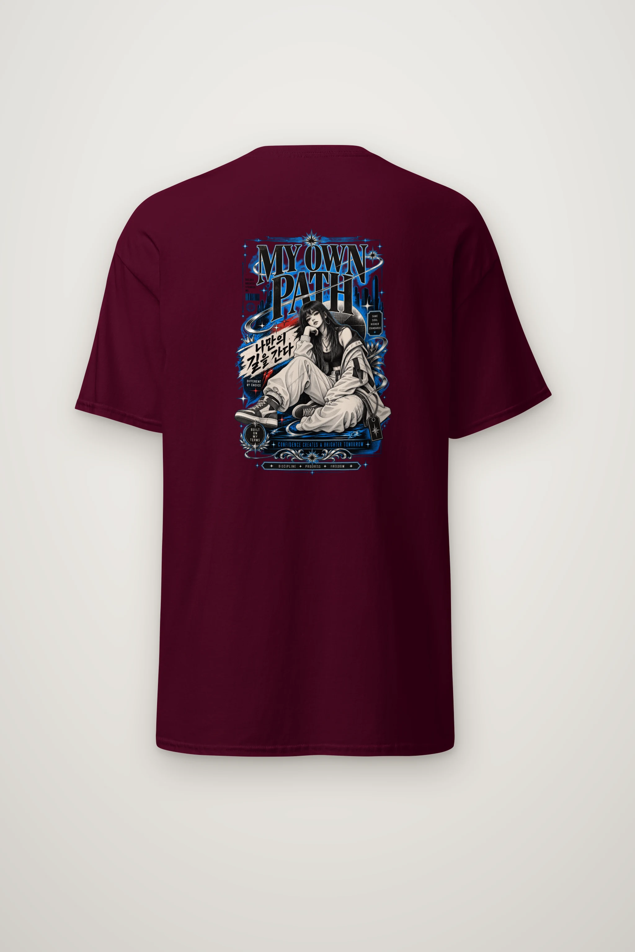 "My Own Path" Heavyweight Unisex Crewneck T-shirt