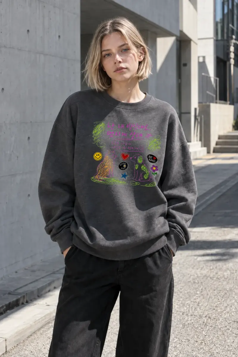 "My Own Way" Heavy Blend Unisex Crewneck Sweatshirt | Gildan 18000