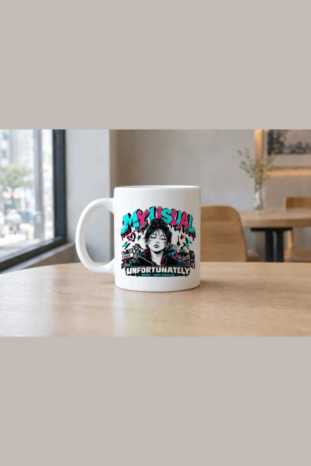 "My Usual Seoul Cafe" 11oz Ceramic Mug