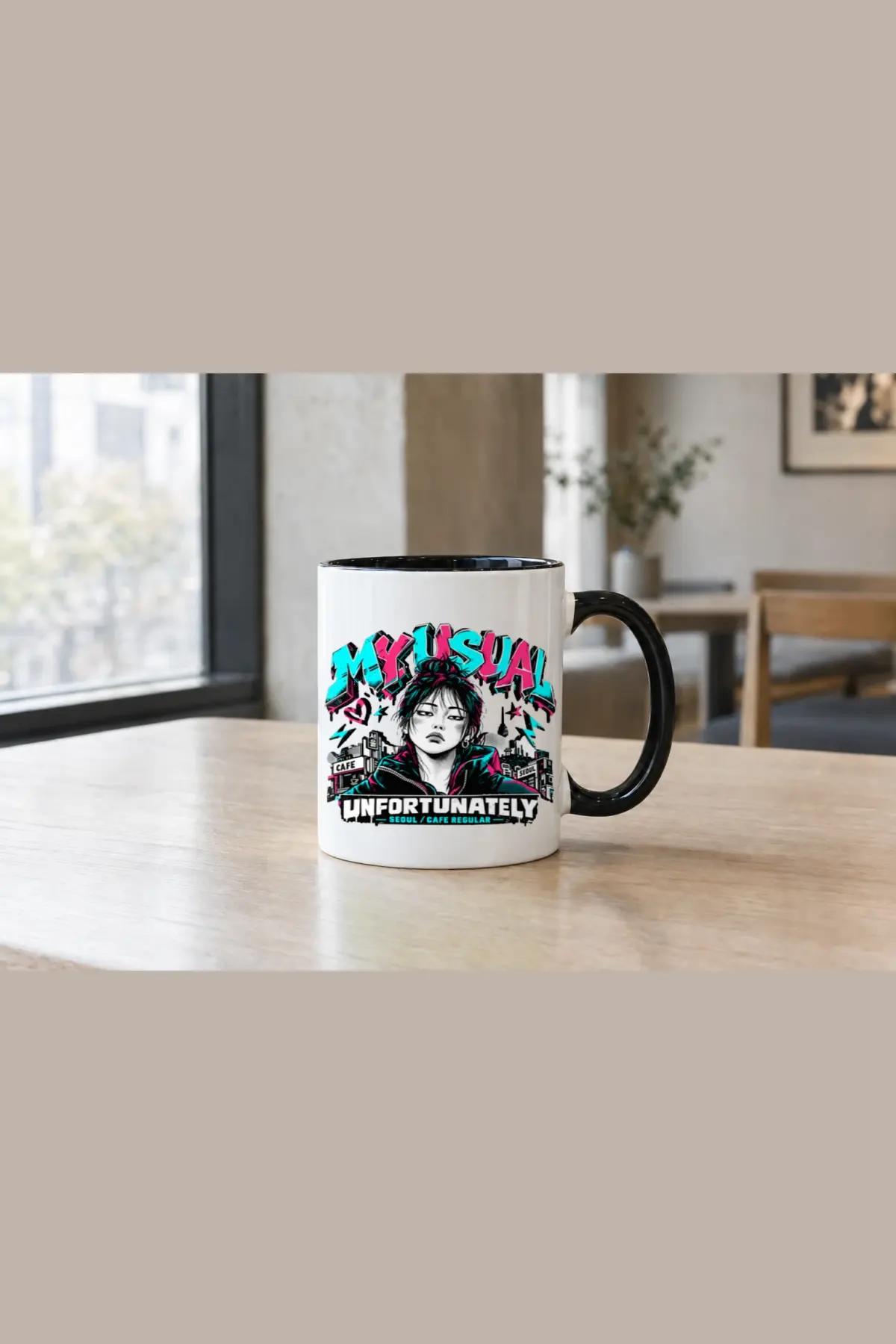 "My Usual Seoul Cafe" 11oz Ceramic Mug
