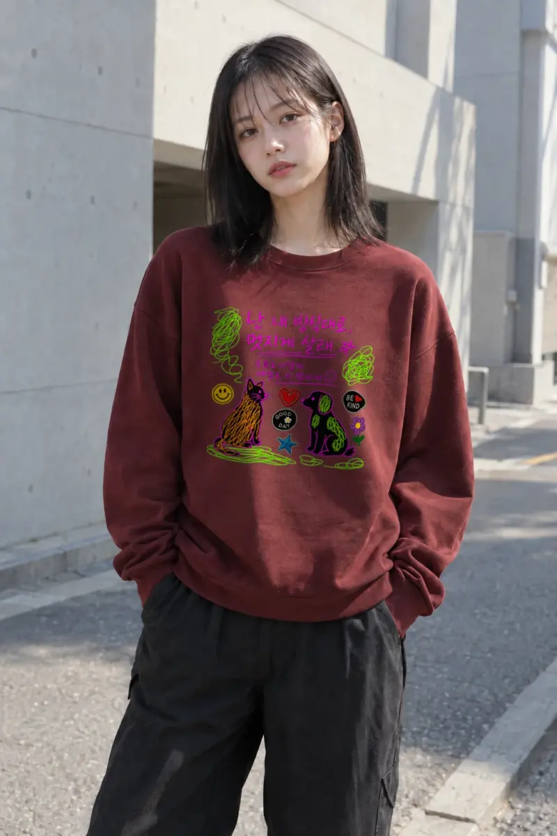 "My Way Good Day" Heavy Blend Unisex Crewneck Sweatshirt | Gildan 18000