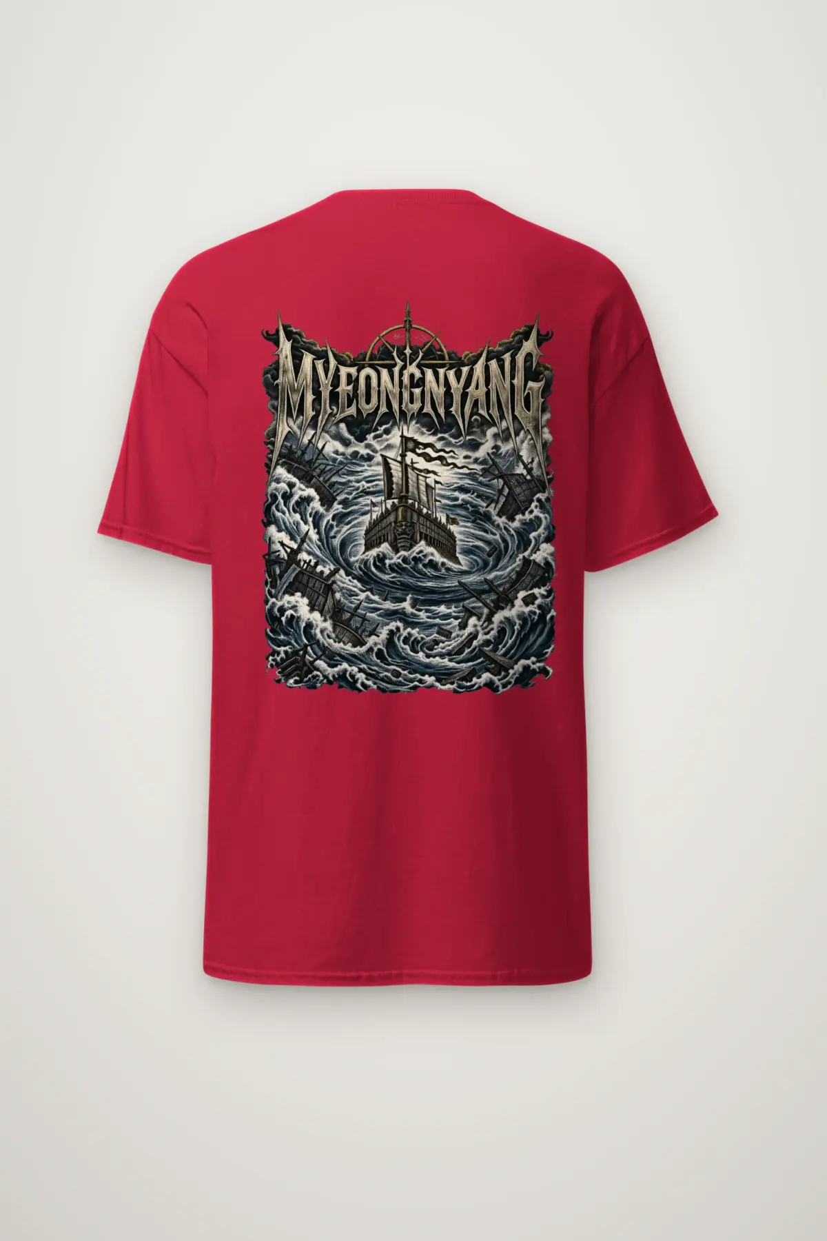 "MYEONGNYANG" Heavyweight Unisex Crewneck T-shirt