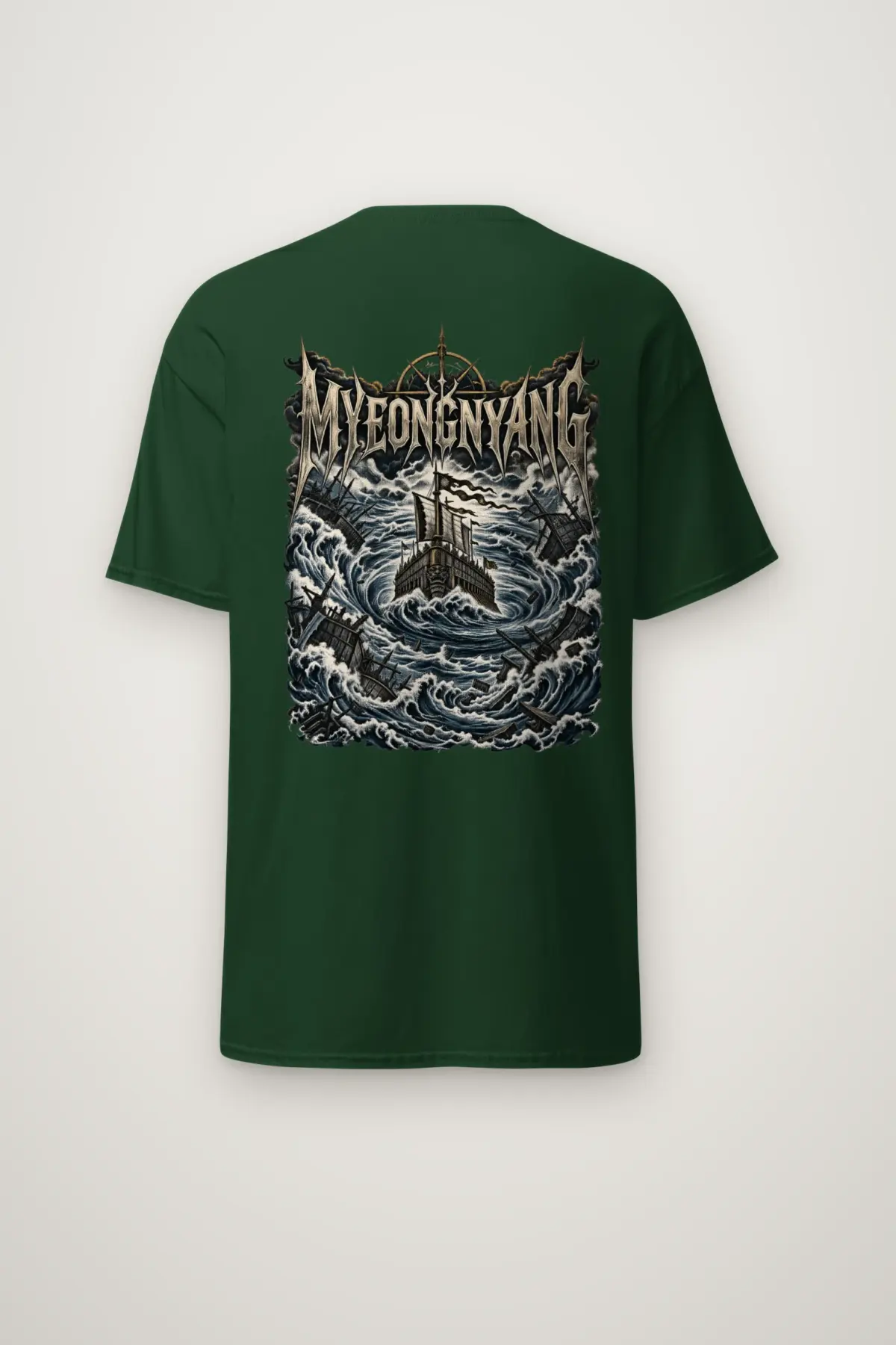 "MYEONGNYANG" Heavyweight Unisex Crewneck T-shirt