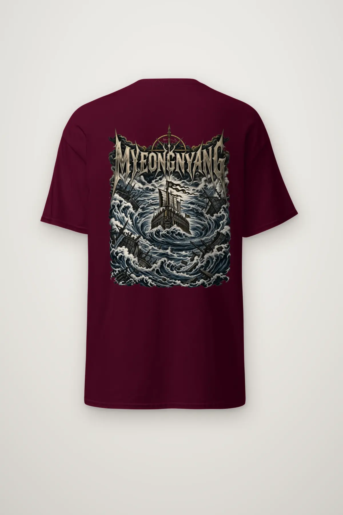 "MYEONGNYANG" Heavyweight Unisex Crewneck T-shirt