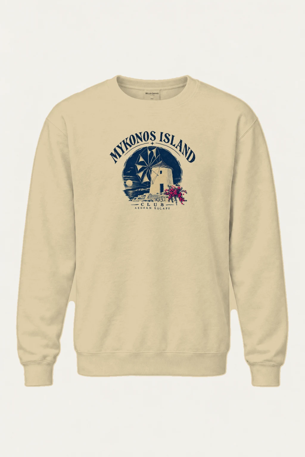 "Mykonos Island Club" Heavy Blend Unisex Crewneck Sweatshirt | Gildan 18000