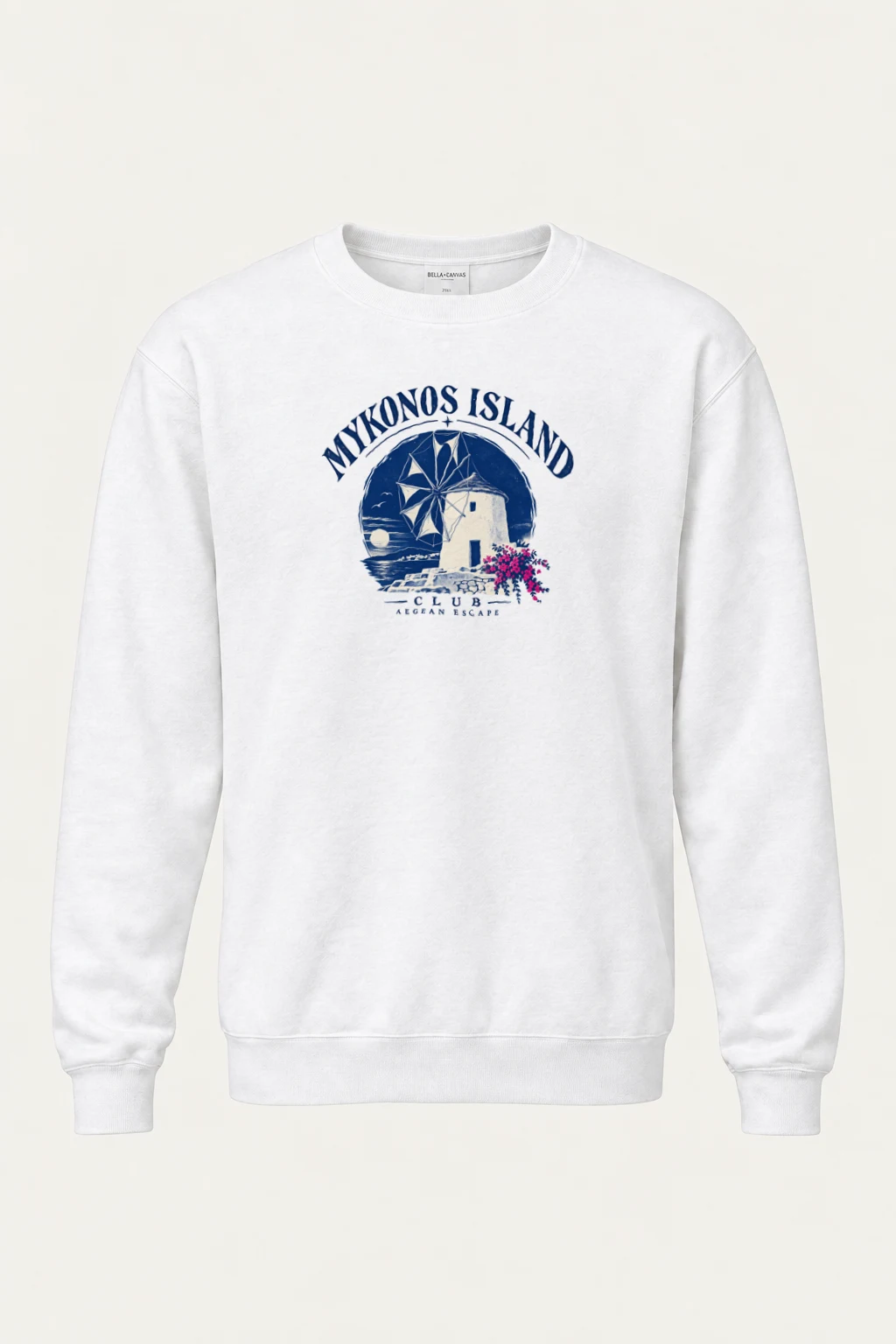 "Mykonos Island Club" Heavy Blend Unisex Crewneck Sweatshirt | Gildan 18000