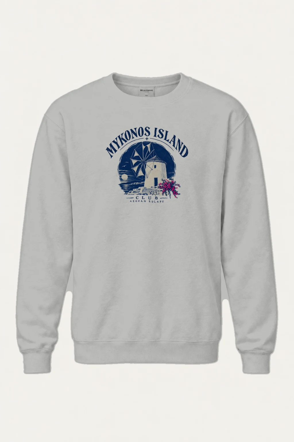 "Mykonos Island Club" Heavy Blend Unisex Crewneck Sweatshirt | Gildan 18000