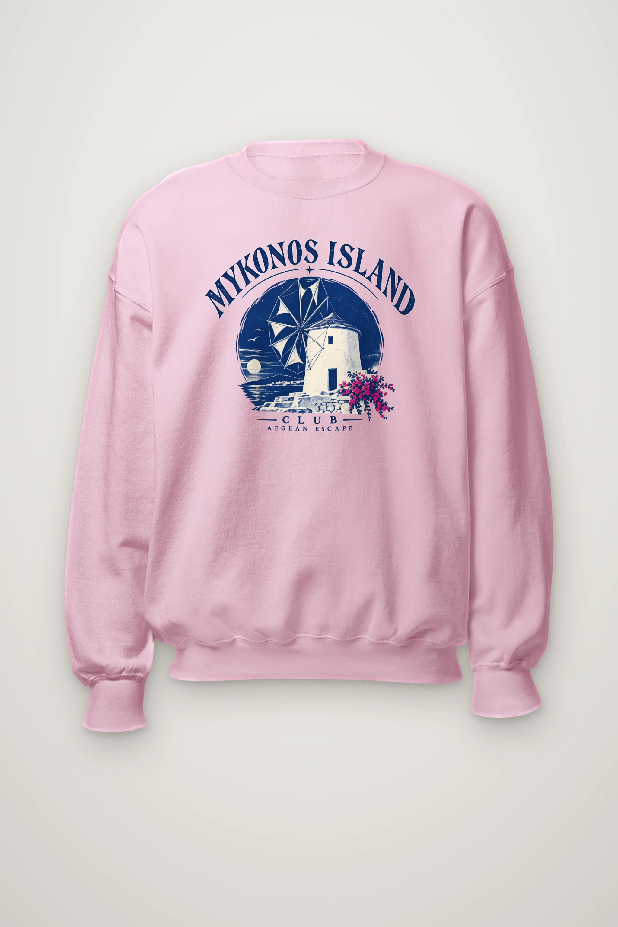 "Mykonos Island Club" Heavy Blend Unisex Crewneck Sweatshirt