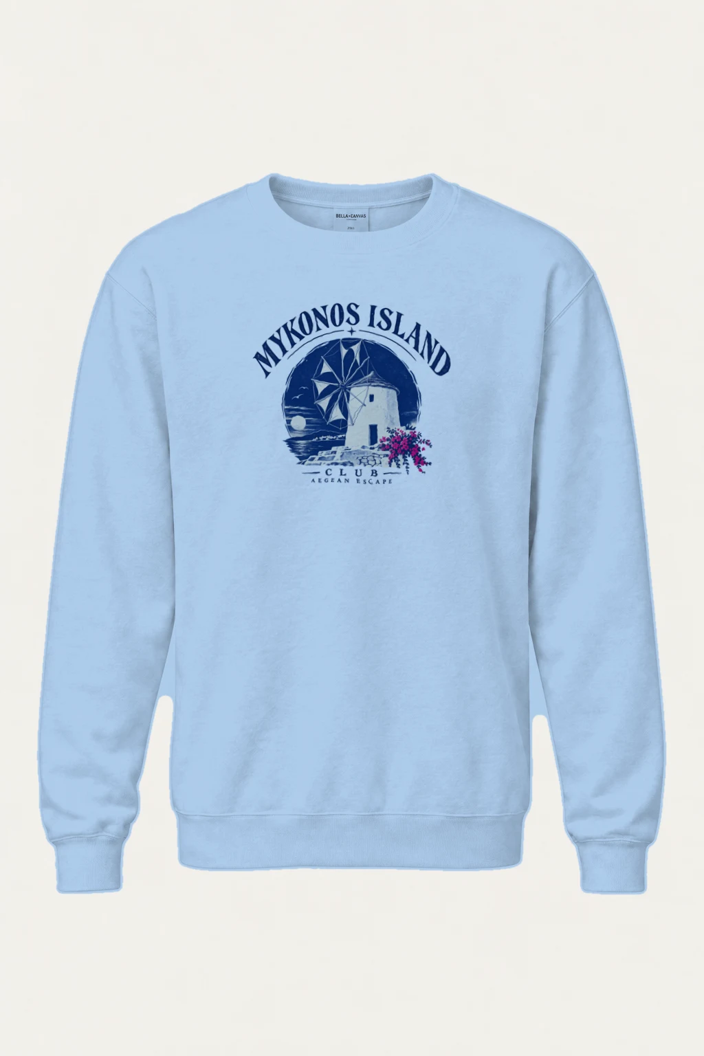 "Mykonos Island Club" Heavy Blend Unisex Crewneck Sweatshirt | Gildan 18000