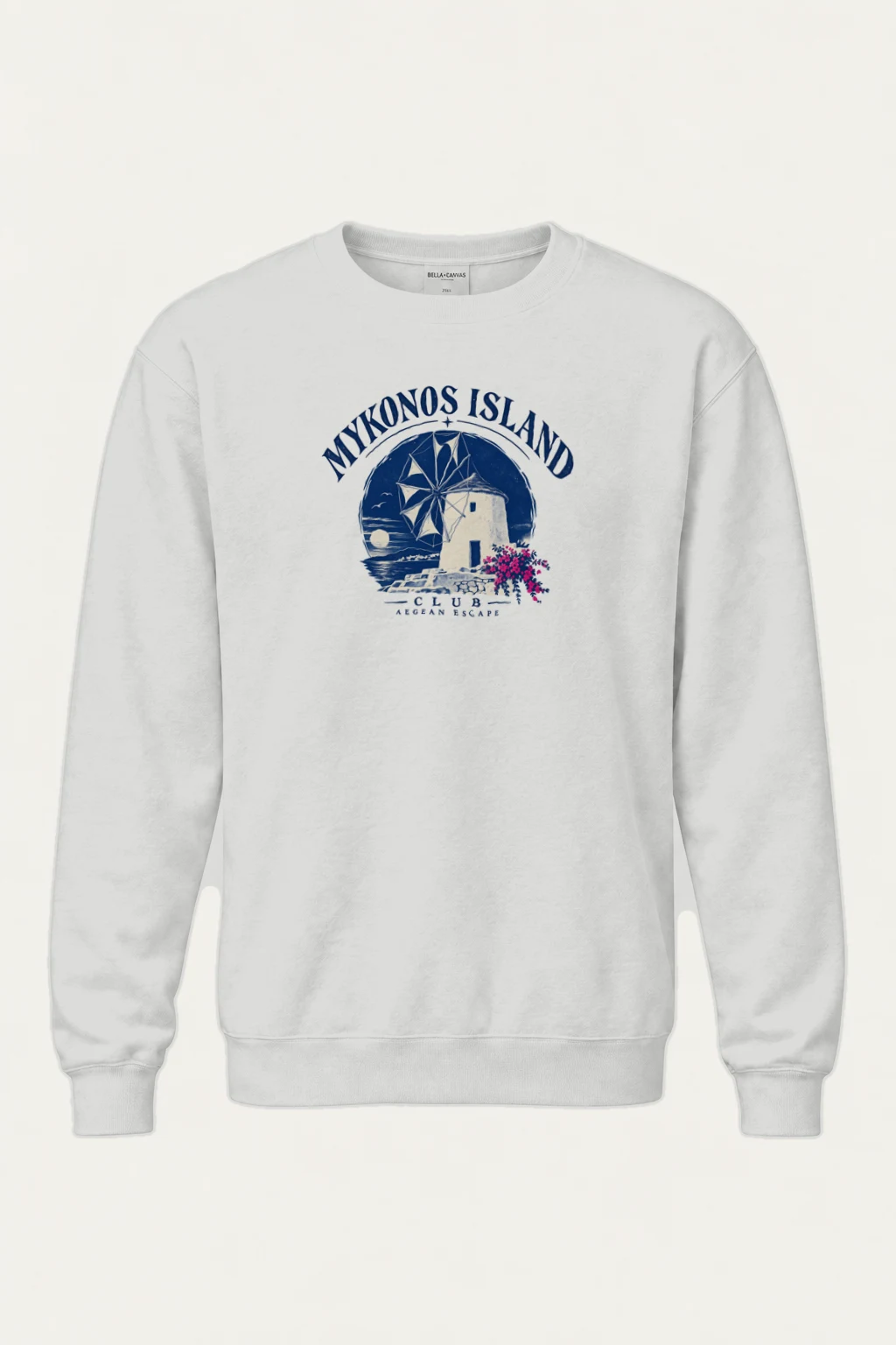 "Mykonos Island Club" Heavy Blend Unisex Crewneck Sweatshirt | Gildan 18000