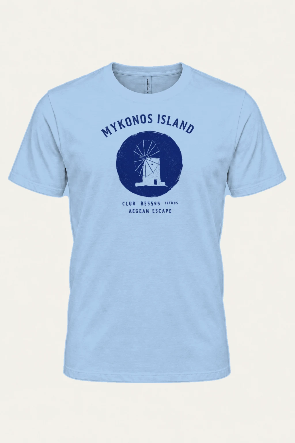 "Mykonos Island Club" Heavyweight Unisex Crewneck T-shirt | Gildan 5000