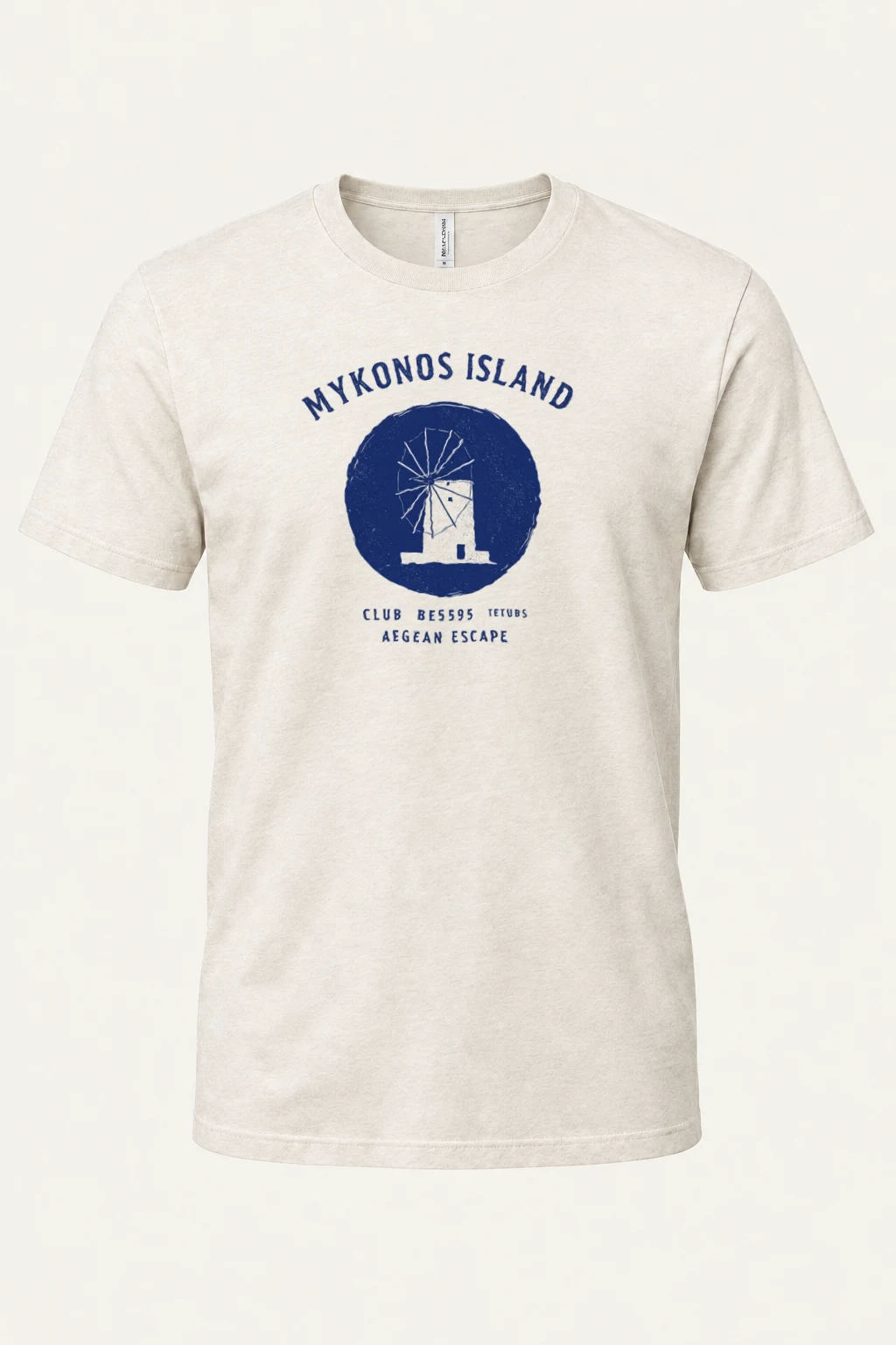 "Mykonos Island Club" Heavyweight Unisex Crewneck T-shirt | Gildan 5000