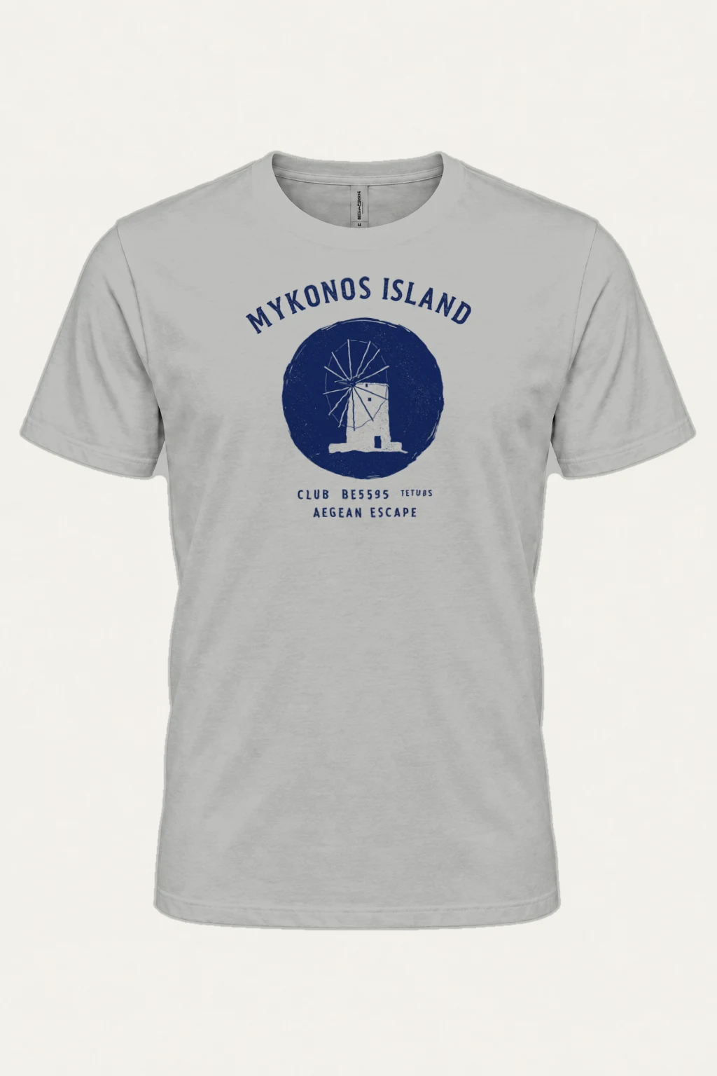 "Mykonos Island Club" Heavyweight Unisex Crewneck T-shirt | Gildan 5000