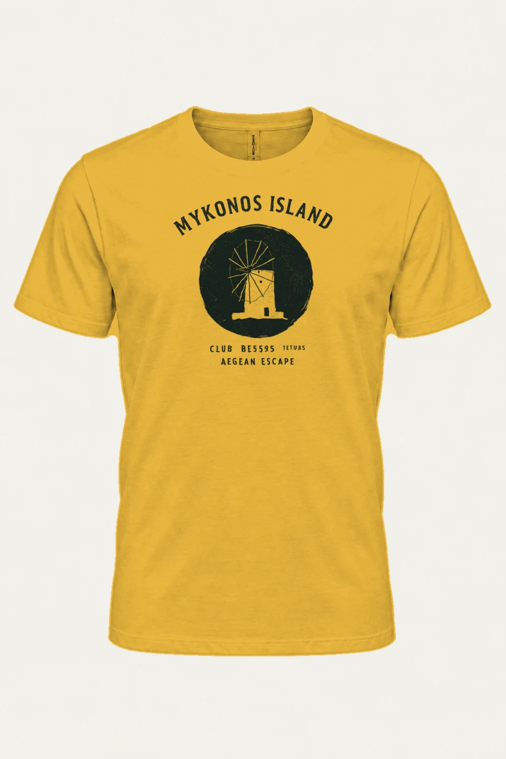 "Mykonos Island Club" Heavyweight Unisex Crewneck T-shirt | Gildan 5000
